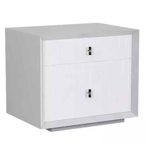 Takoma nightstand with two drawers