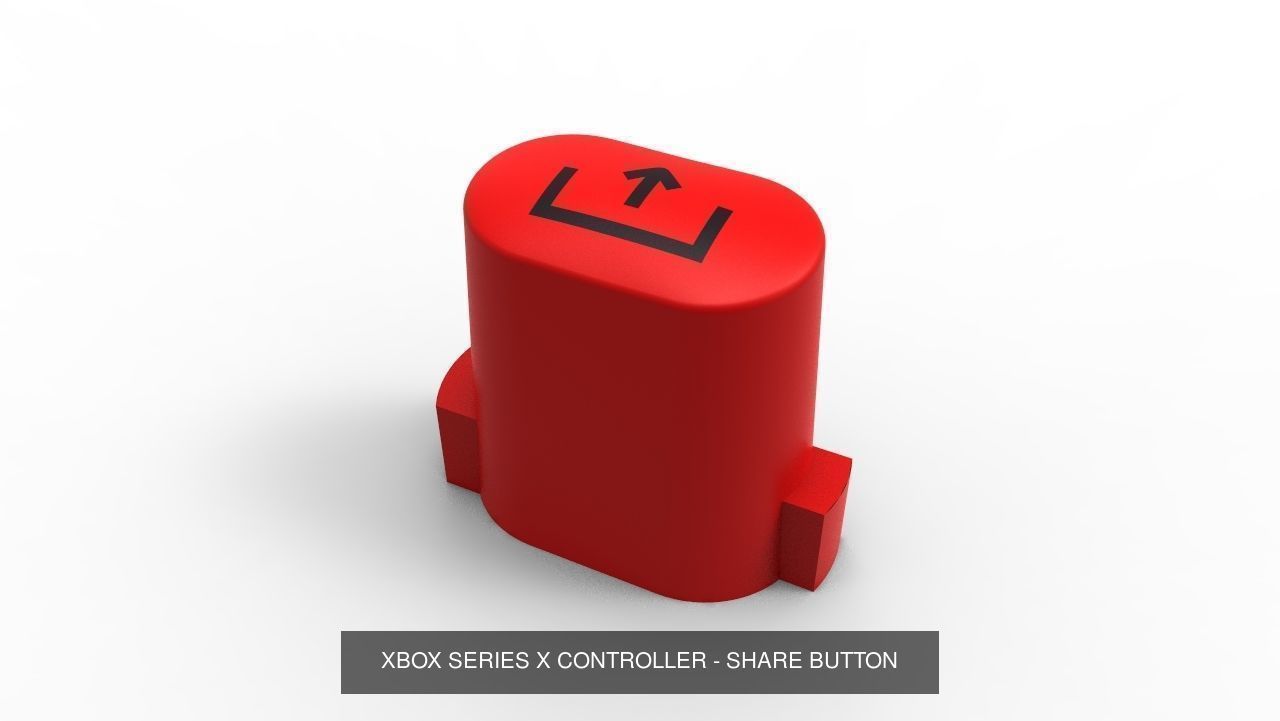 XBOX SERIES X CONTROLLER - ALL BUTTONS 3D Model Collection_9
