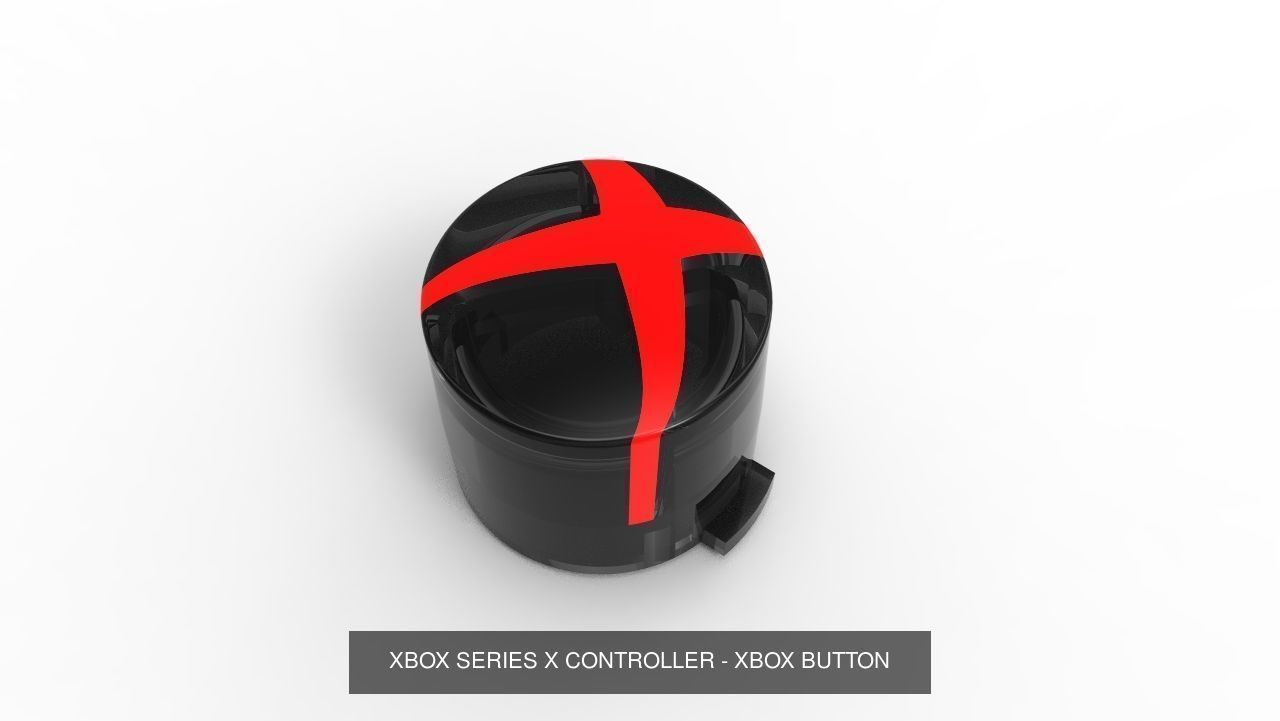 XBOX SERIES X CONTROLLER - ALL BUTTONS 3D Model Collection_5