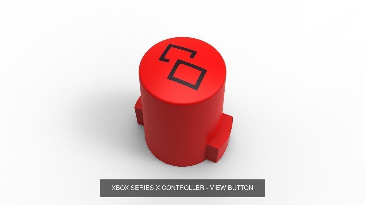 XBOX SERIES X CONTROLLER - ALL BUTTONS 3D Model Collection_7