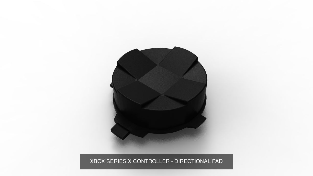 XBOX SERIES X CONTROLLER - ALL BUTTONS 3D Model Collection_3