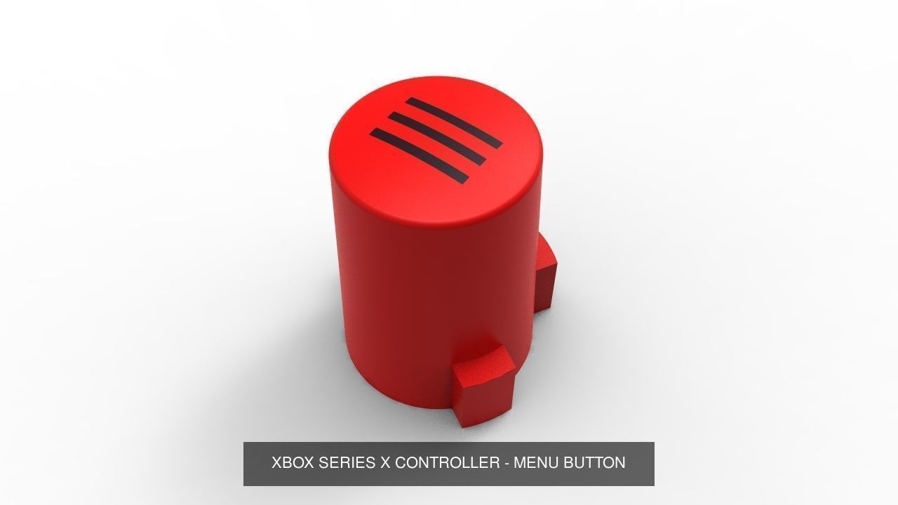 XBOX SERIES X CONTROLLER - ALL BUTTONS 3D Model Collection_8