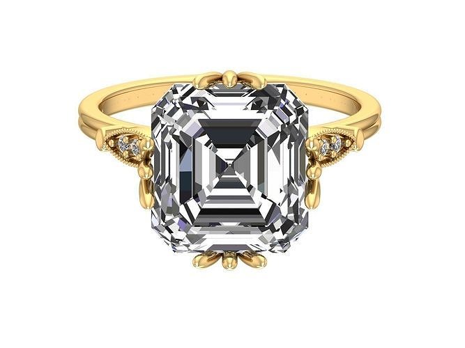 Asscher RING  3D print model