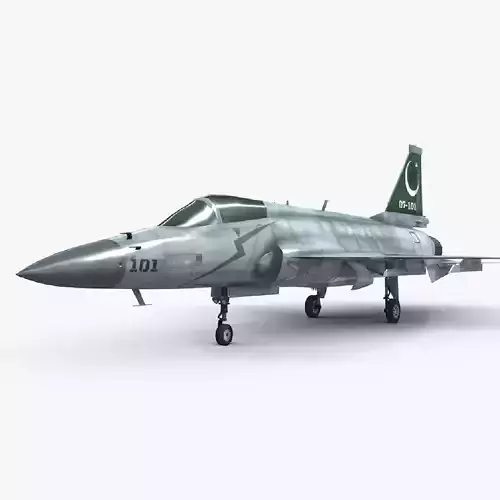 JF-17A Pakistan Air Force Low-poly 3D model