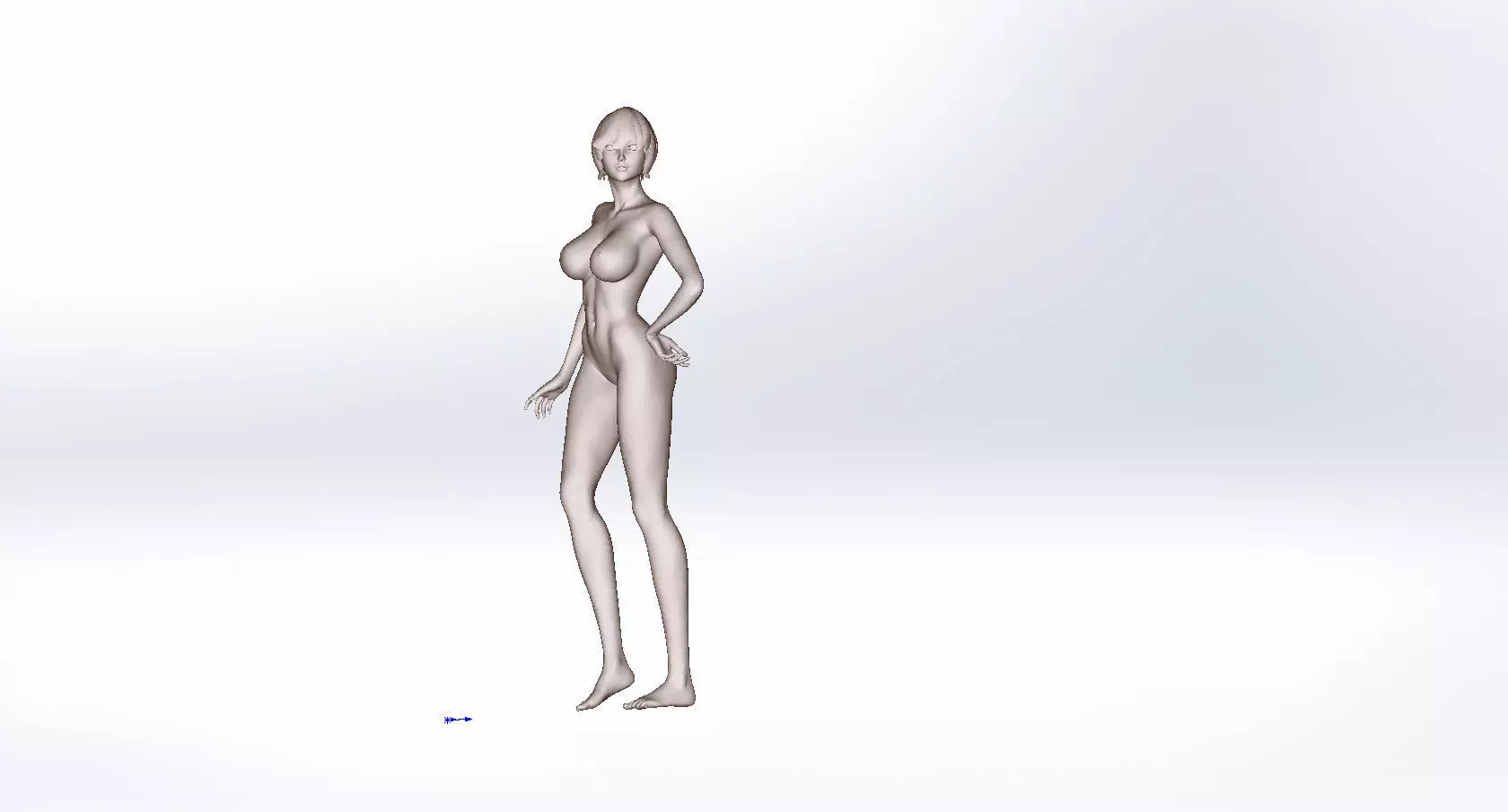   beautiful   girl   3D print model_0