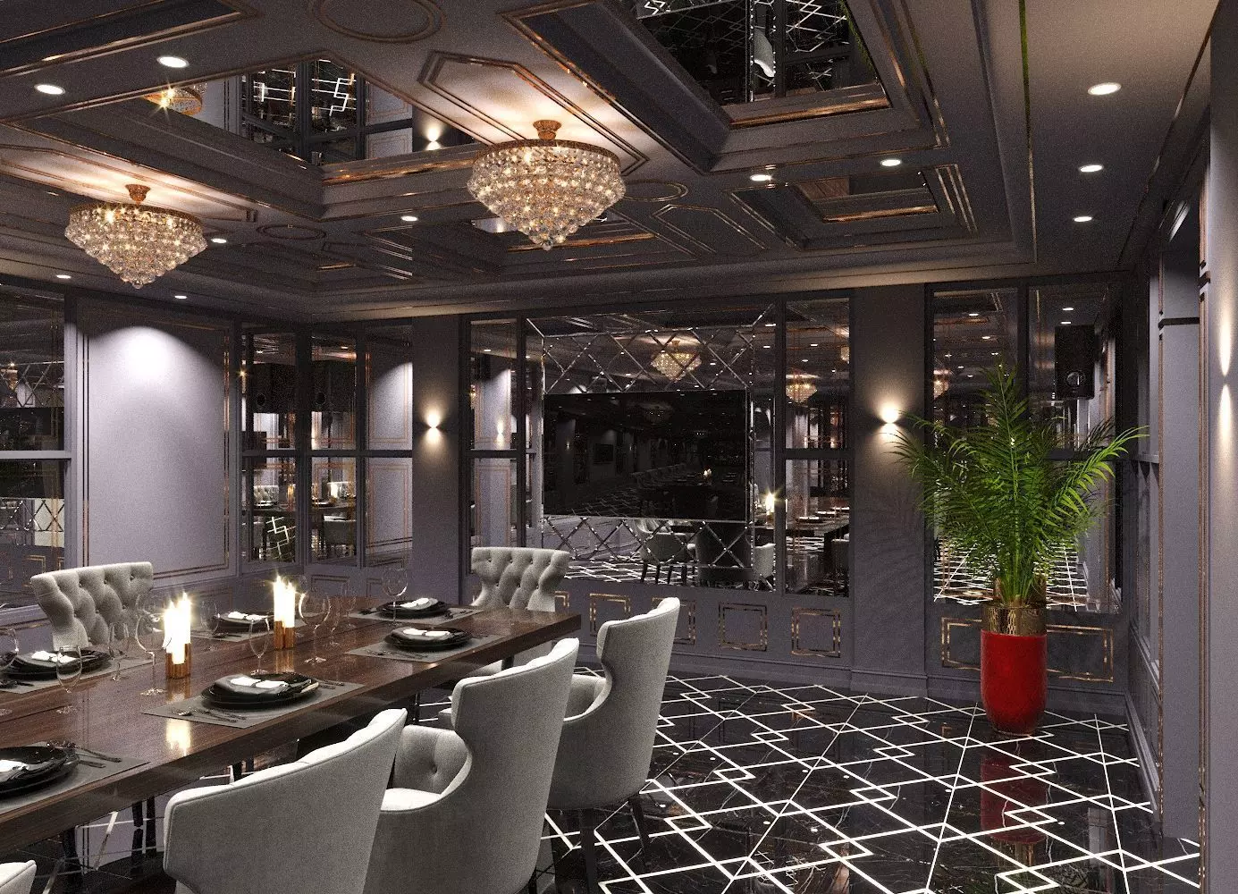 Lounge bar 3D model