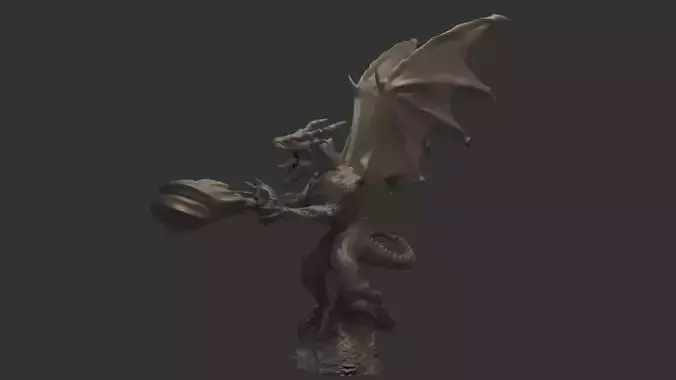 Dragon statue of