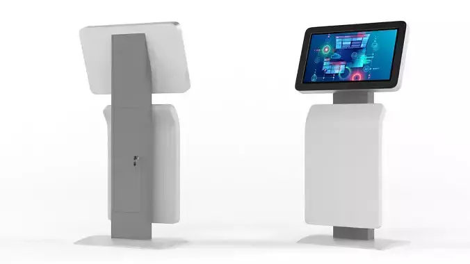 Electronic Kiosk 3D model