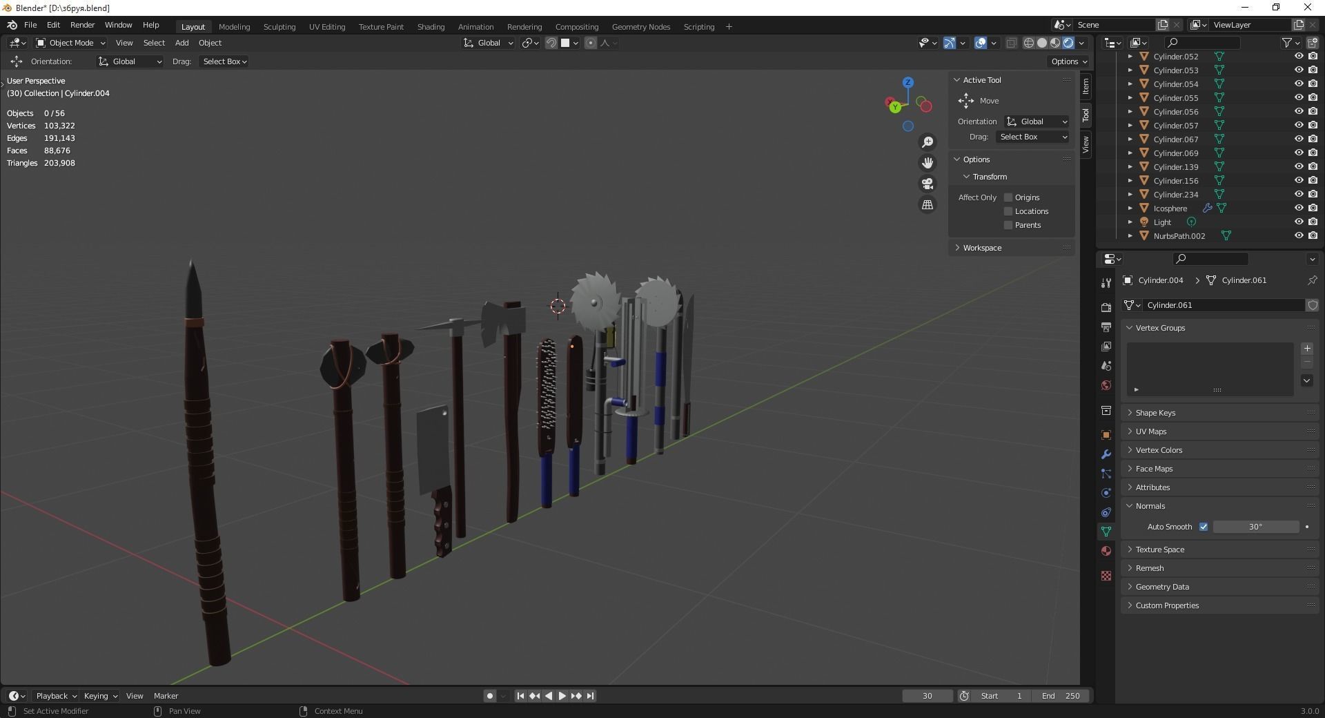 Apocalyptic Weapons 3D model_4