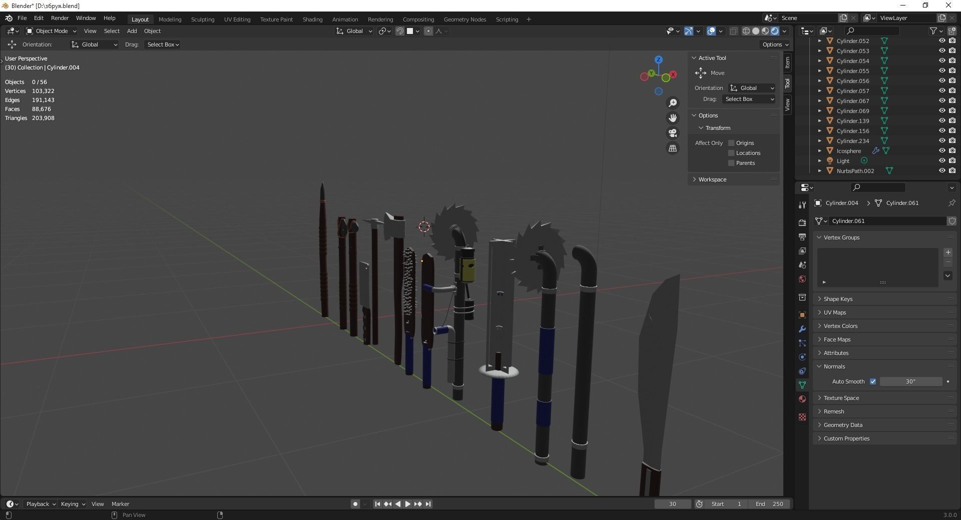 Apocalyptic Weapons 3D model_3