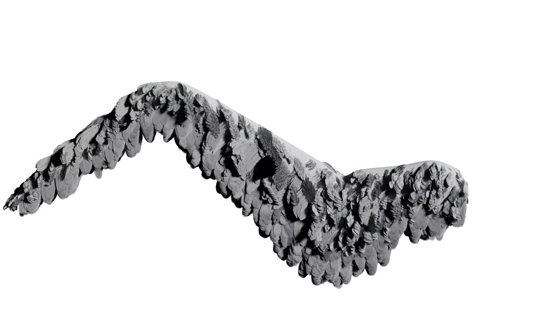 Angel Wings Inspired From Lucifer Tv Show With Rigged Free 3D model_0