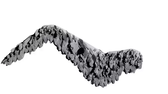 Angel Wings Inspired From Lucifer Tv Show With Rigged Free 3D model