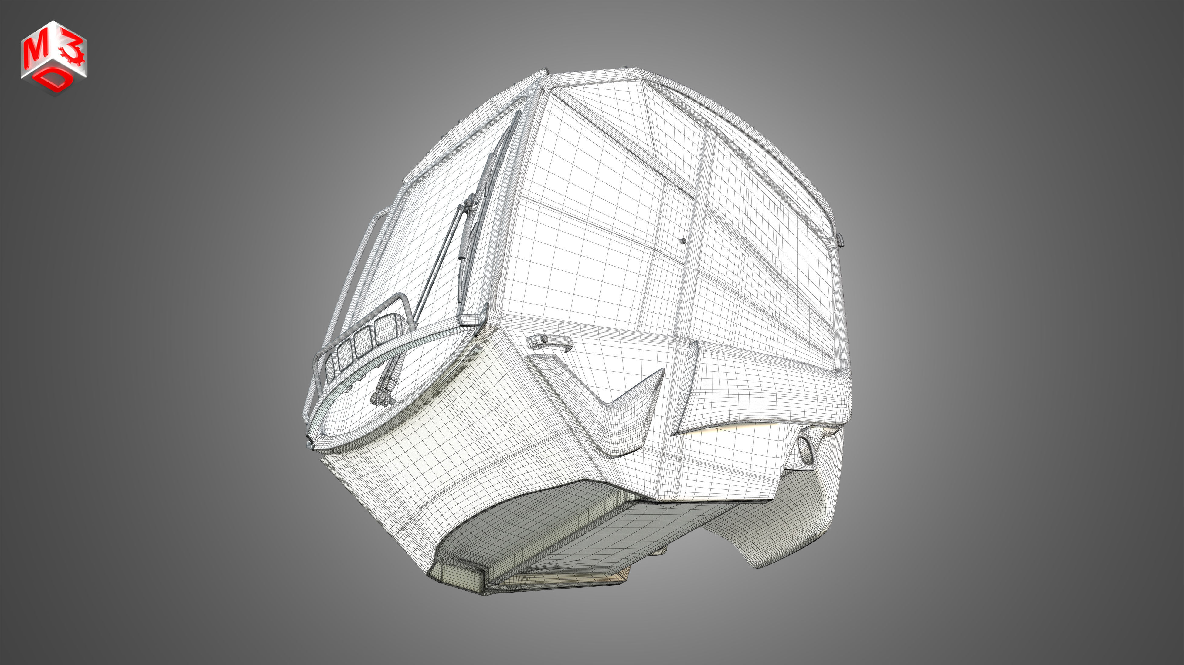 Driving Cabin - Ponsse Scorpionking Forestry 3D model_16