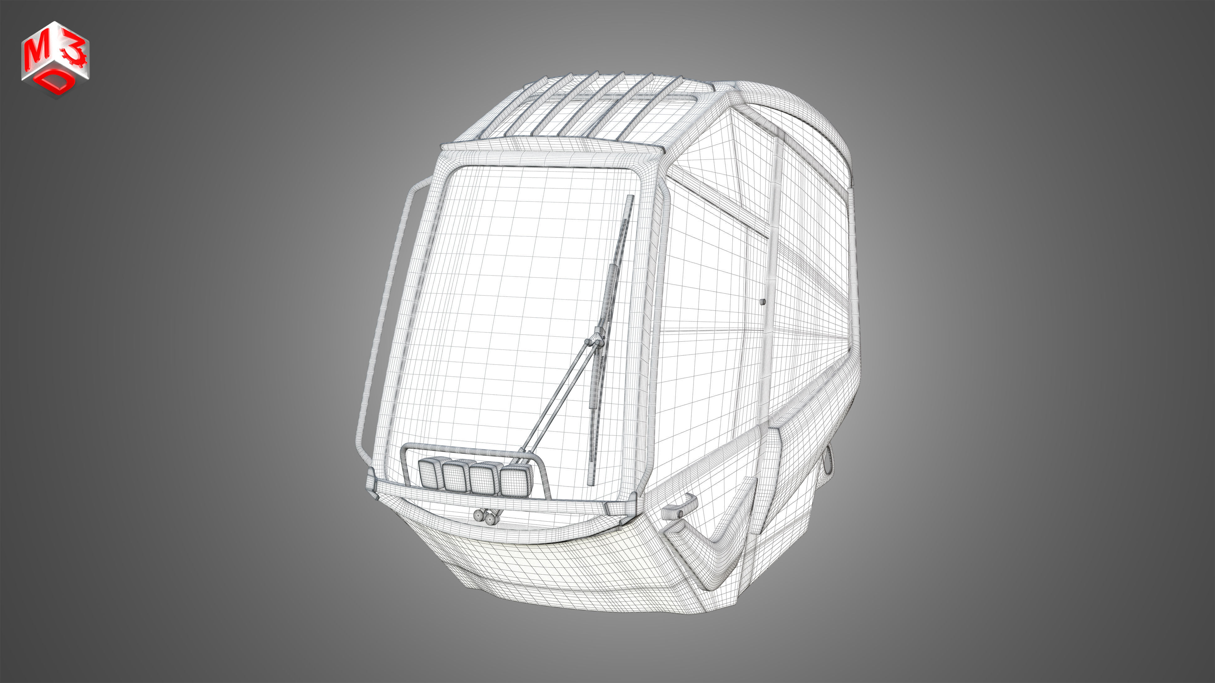 Driving Cabin - Ponsse Scorpionking Forestry 3D model_13