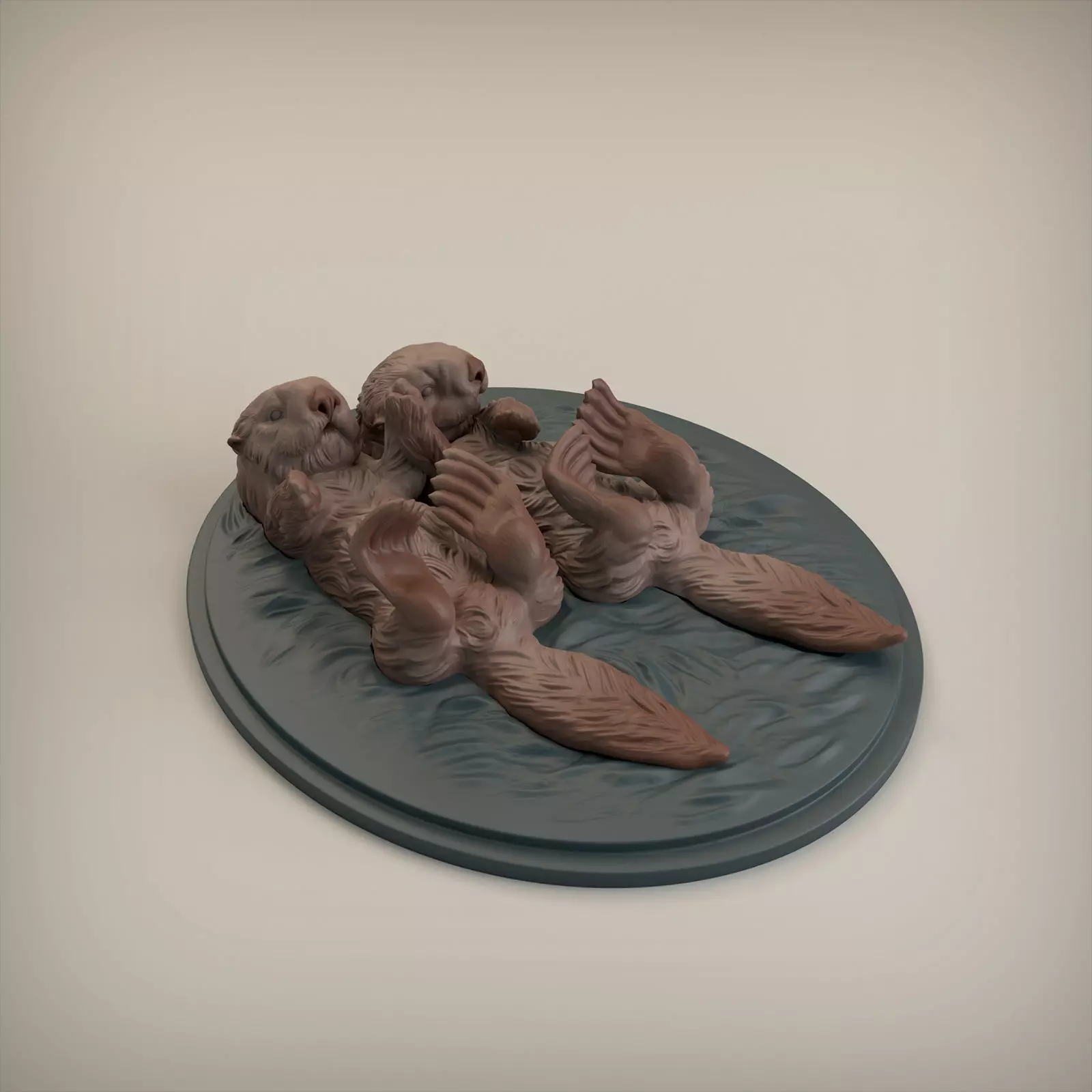Otters for 3D Printing 3D print model