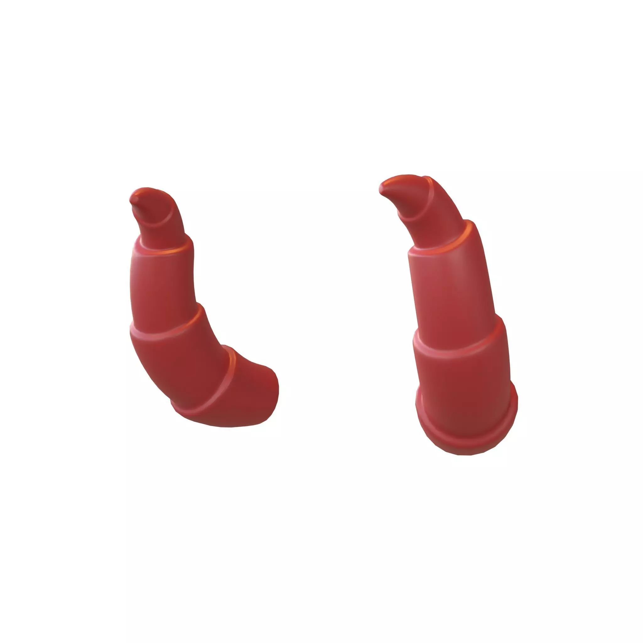 Demon Horn v2 001 Low-poly 3D model_0