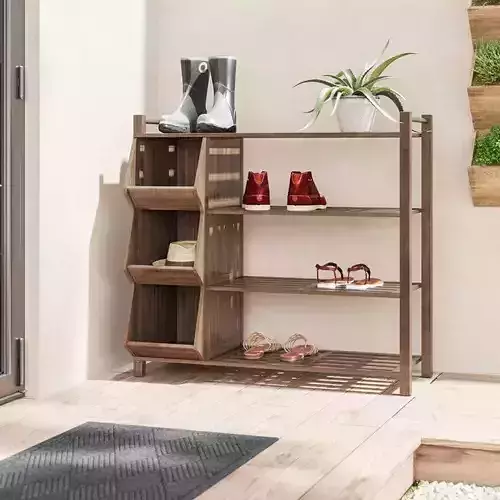 Outdoor Pair Shoe Rack