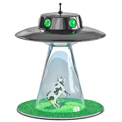 Alien Abduction Lamp