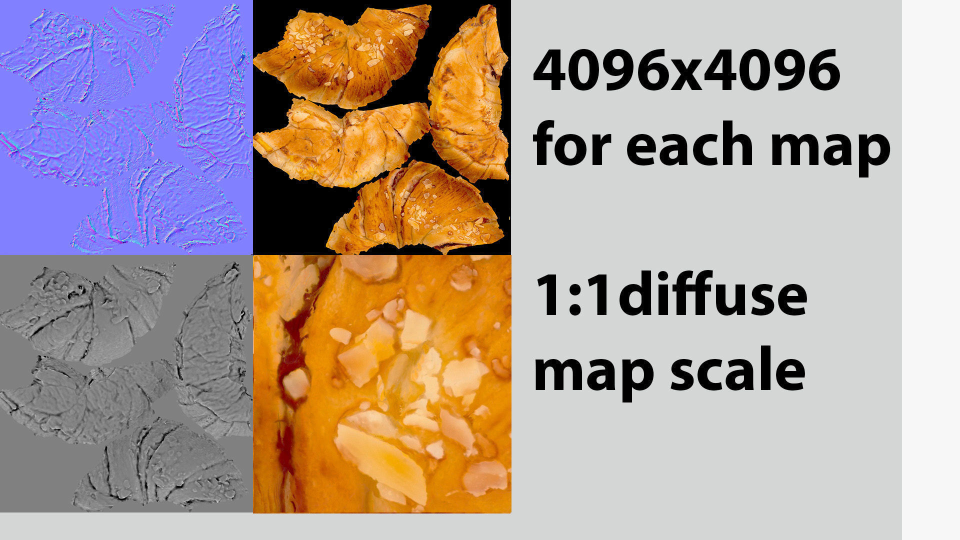 Roll bun or small loaf with pieplant and strawberries 3D model_7