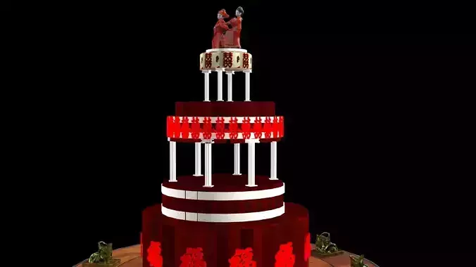 Chinese wedding cake