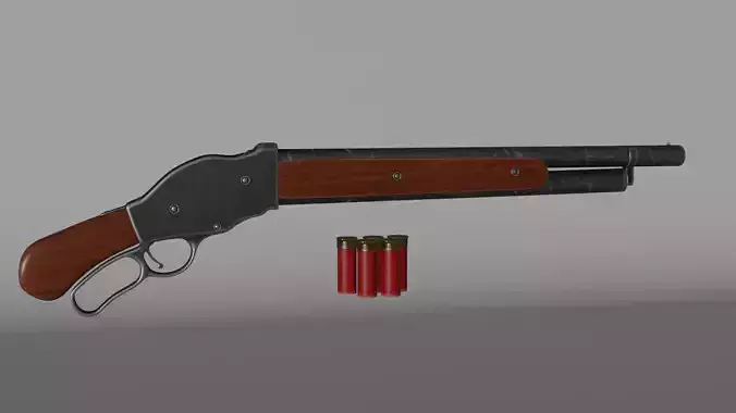 Winchester M1887 3D model
