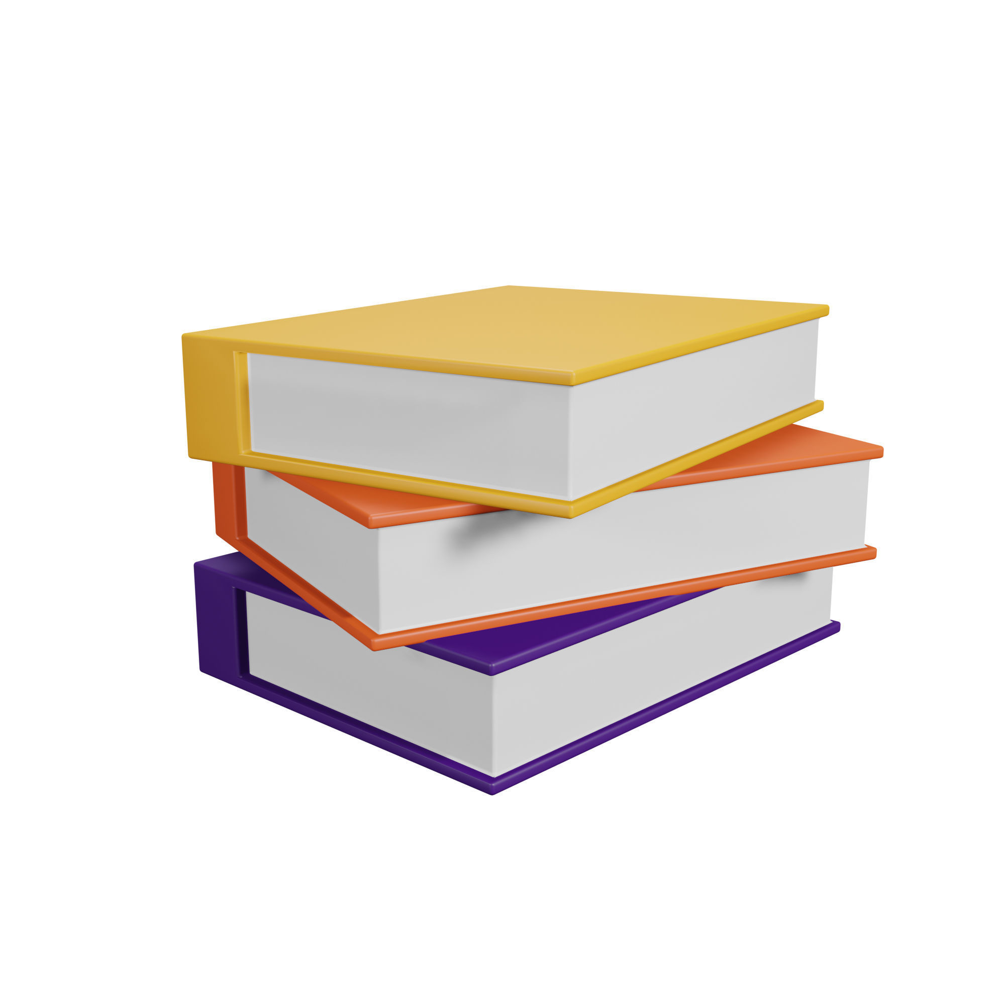 Education Icon Pack 3D Model Low-poly 3D model_3