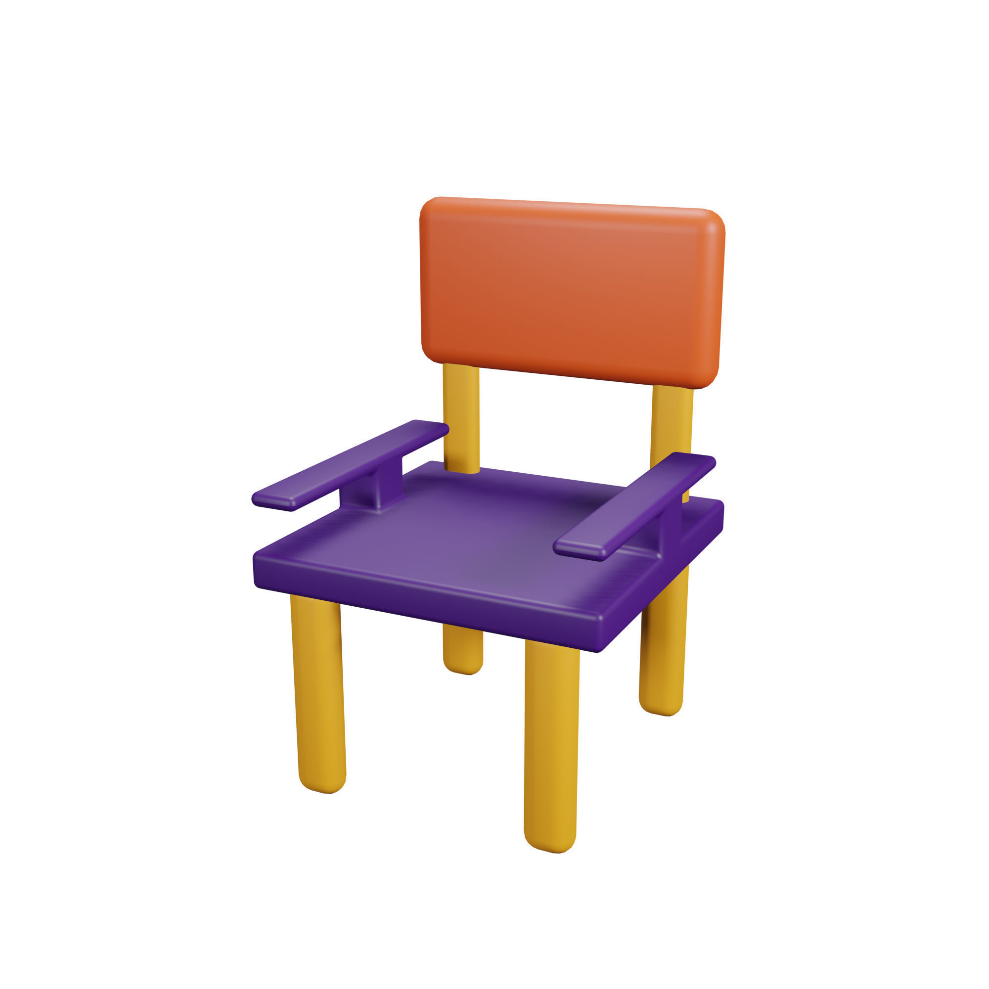 Education Icon Pack 3D Model Low-poly 3D model_27