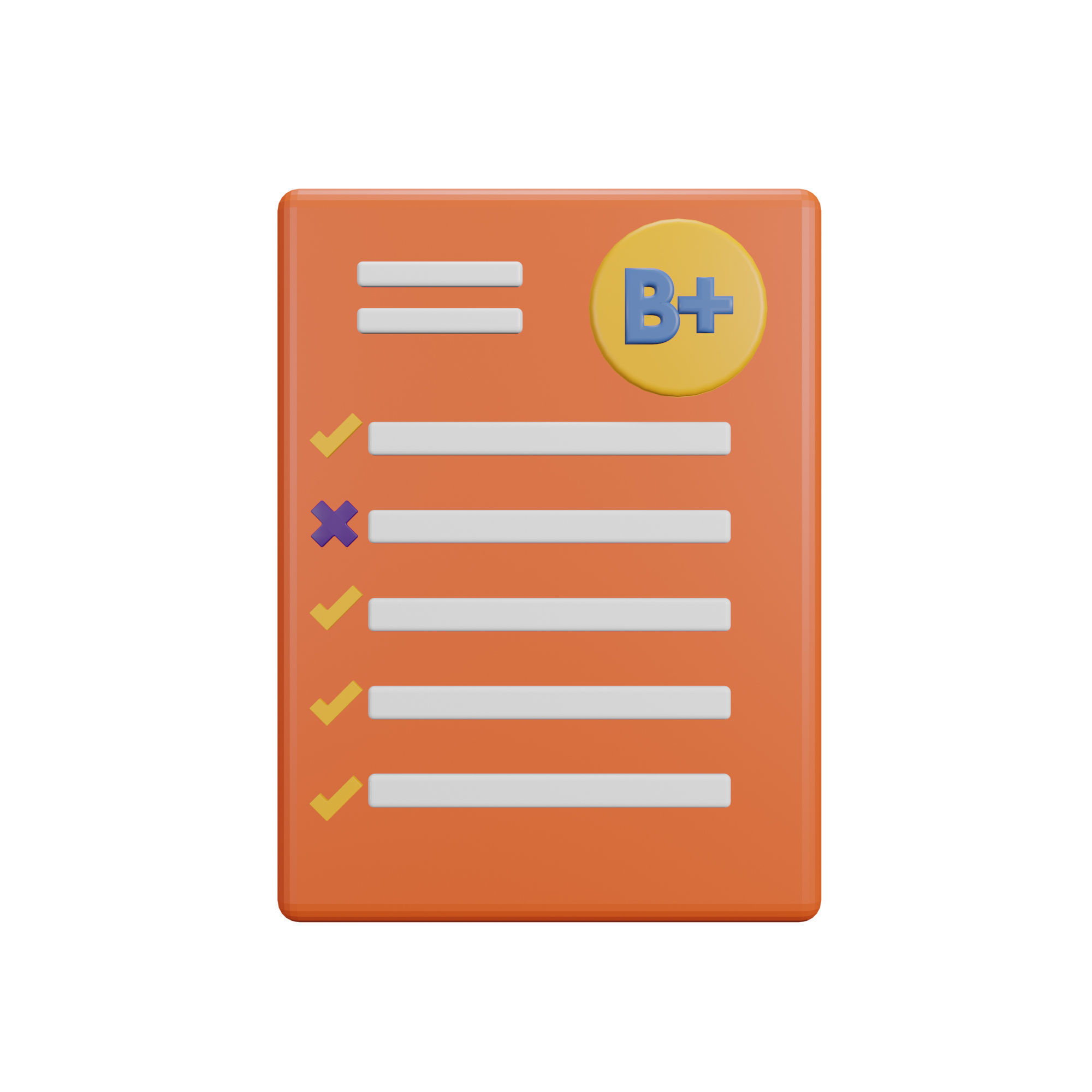 Education Icon Pack 3D Model Low-poly 3D model_10