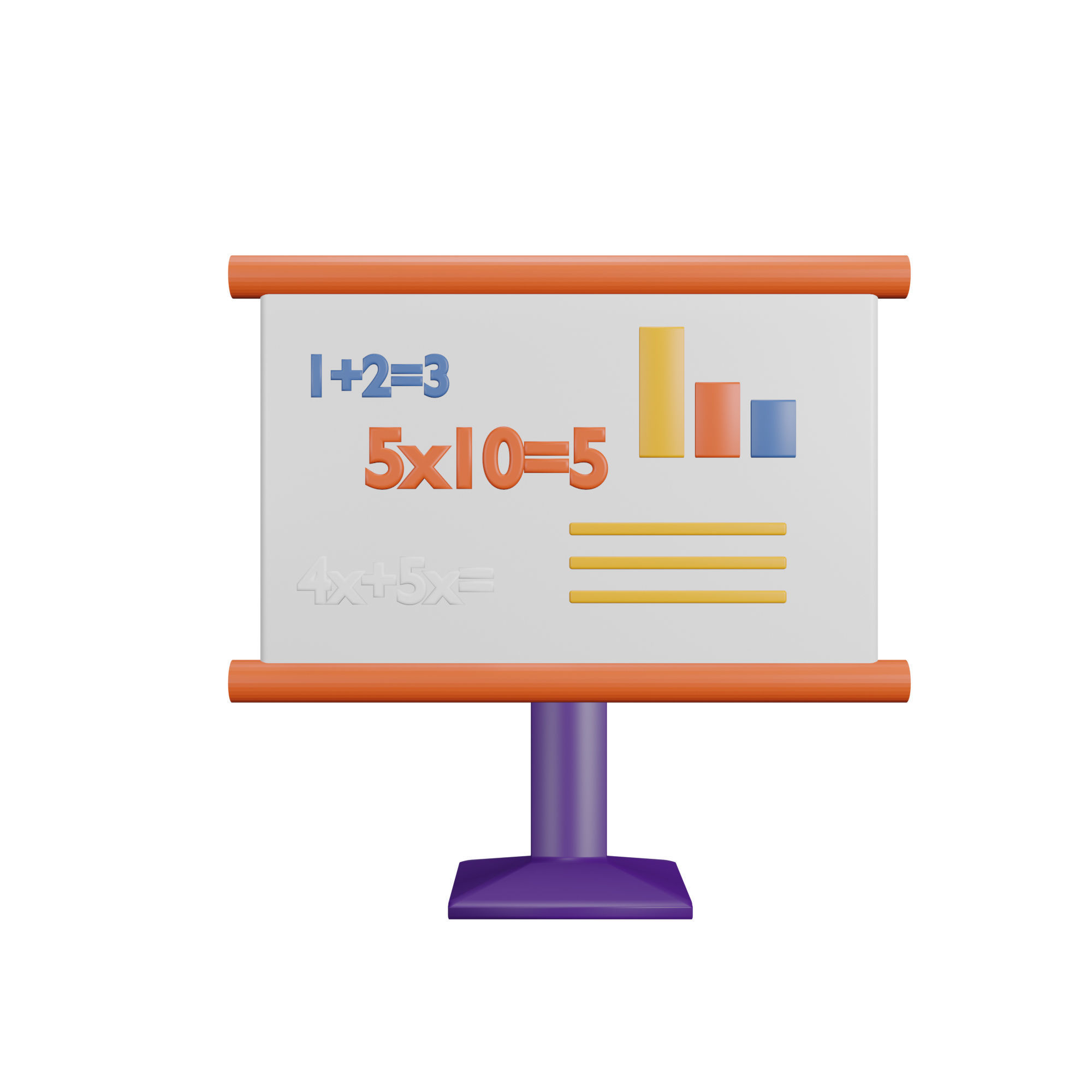 Education Icon Pack 3D Model Low-poly 3D model_24