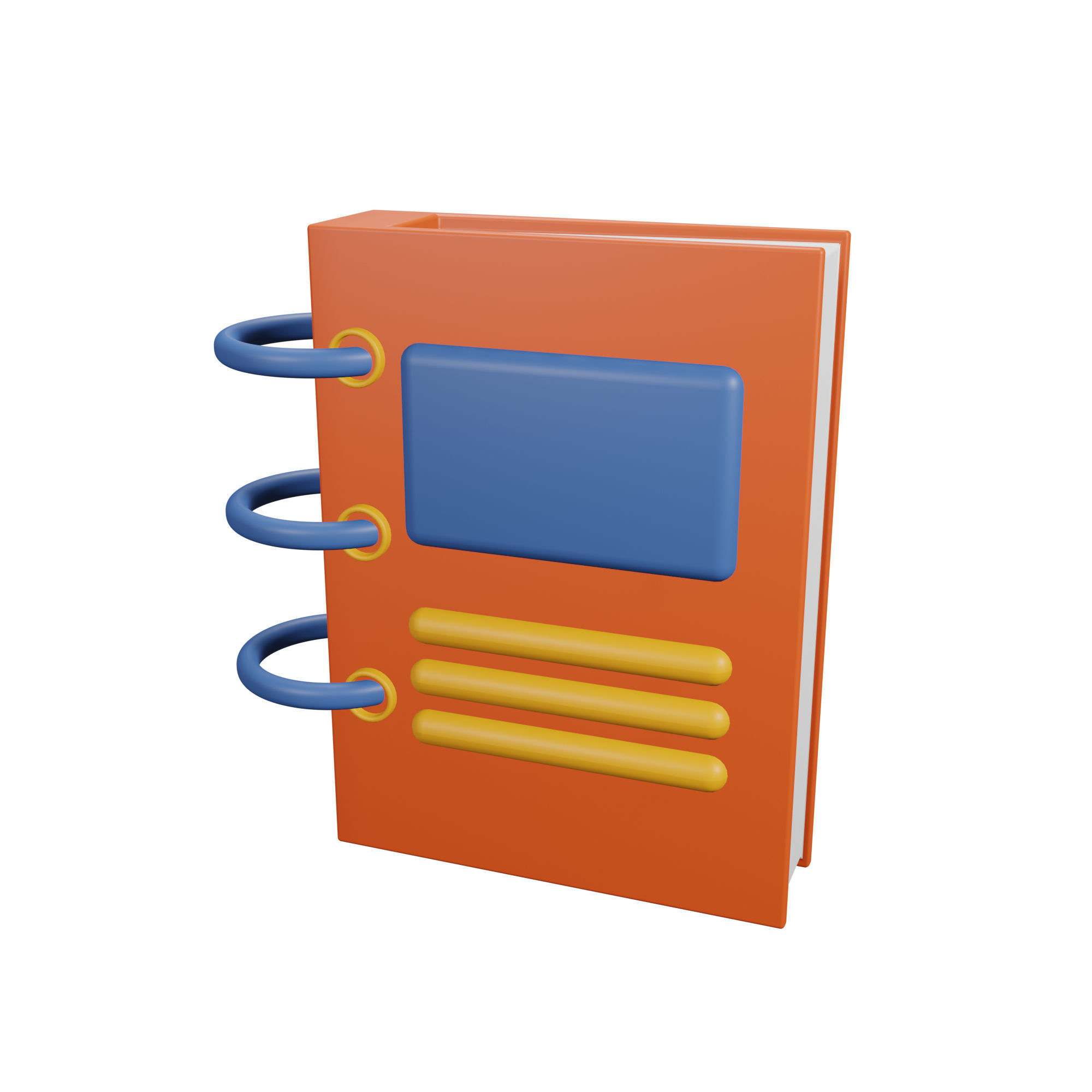 Education Icon Pack 3D Model Low-poly 3D model_2