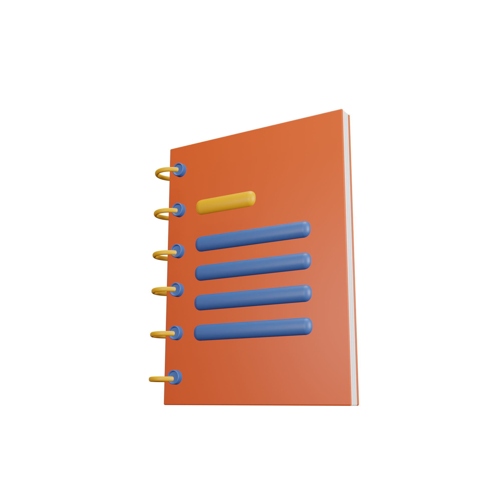 Education Icon Pack 3D Model Low-poly 3D model_25