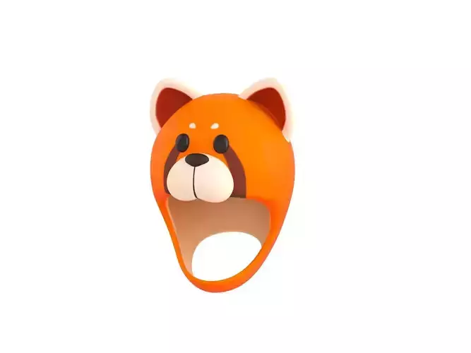 Prop043 Red Panda Hat