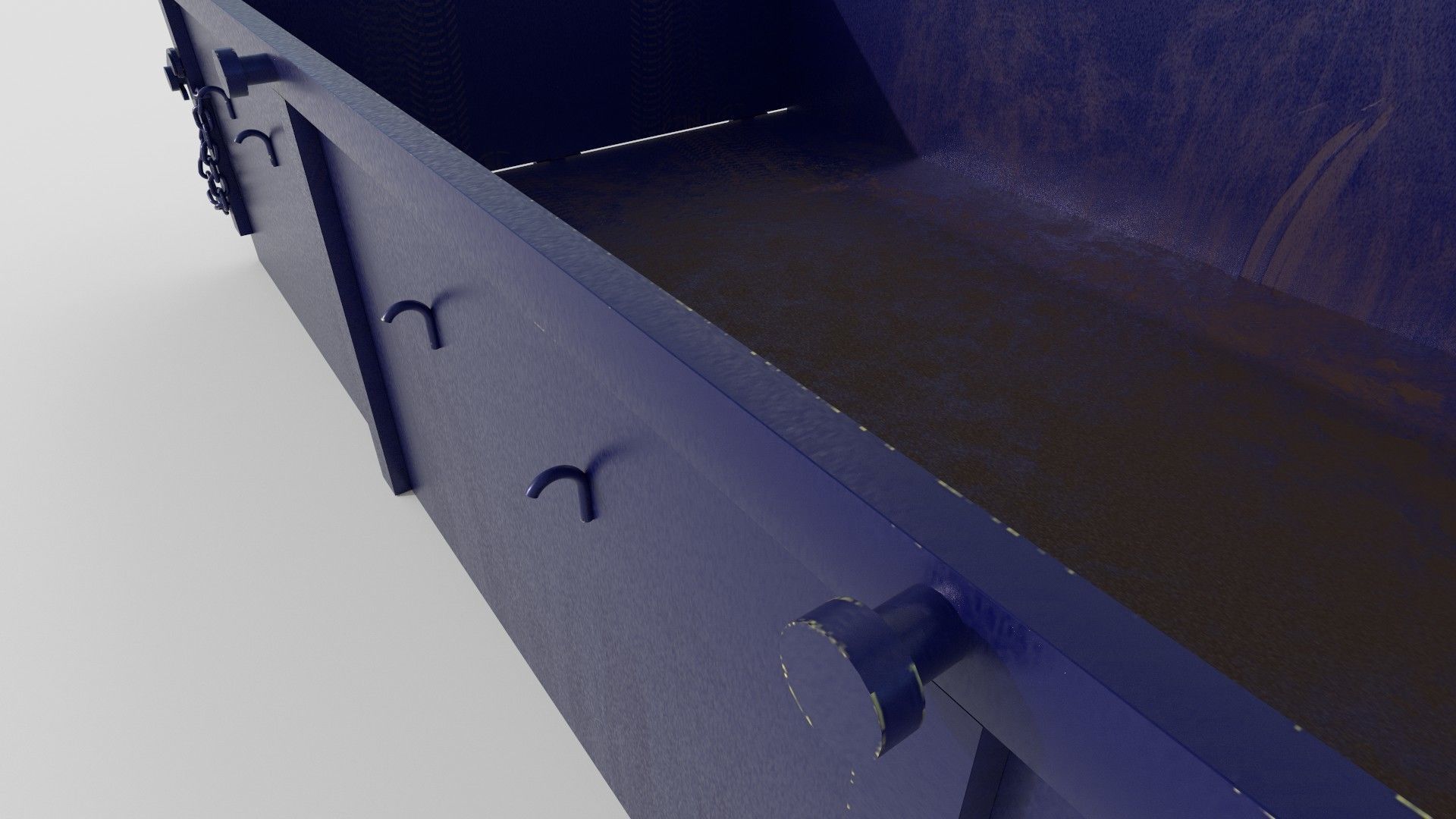 Conctruction container 5m3 Low-poly 3D model_6