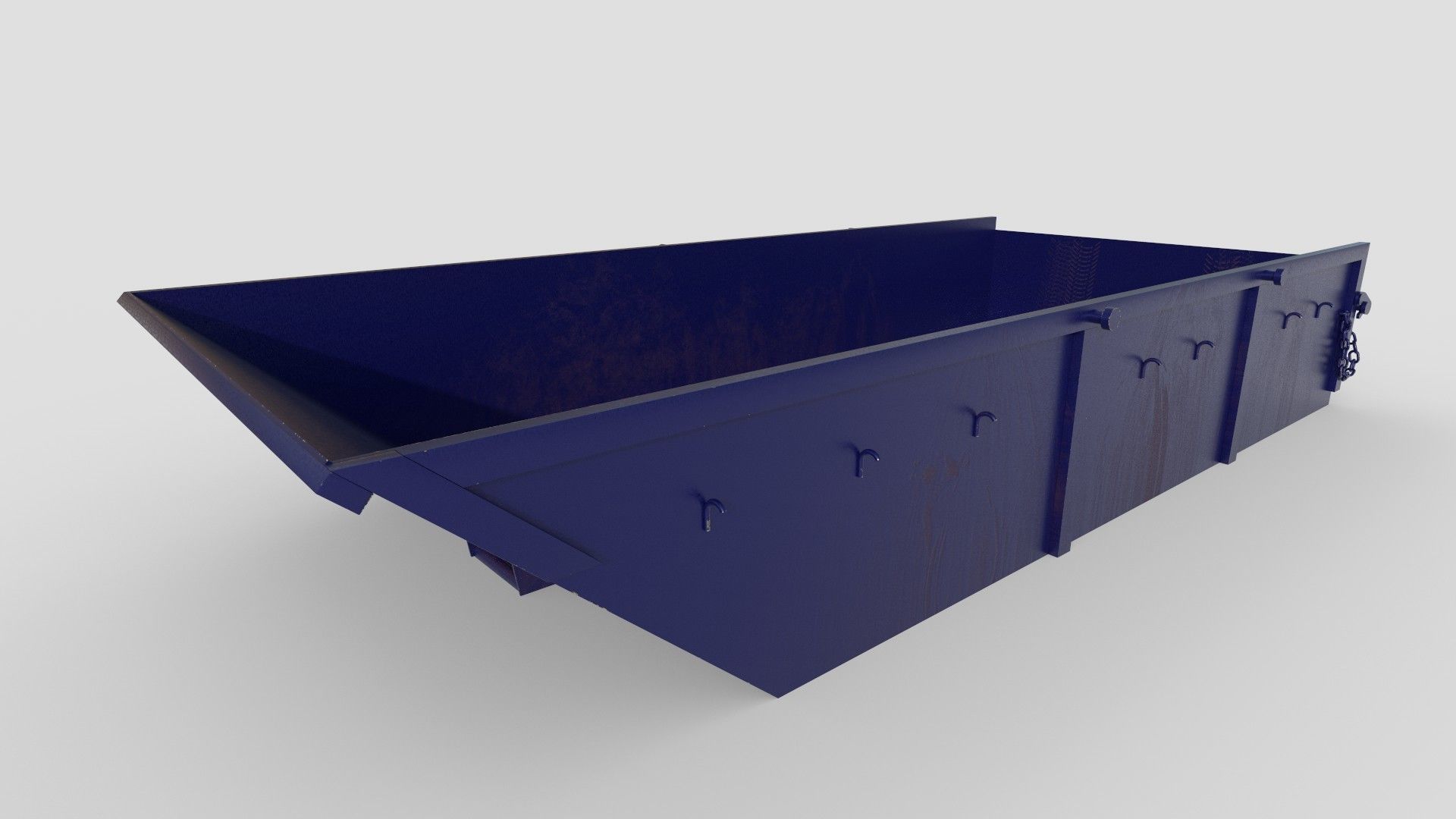 Conctruction container 5m3 Low-poly 3D model_1