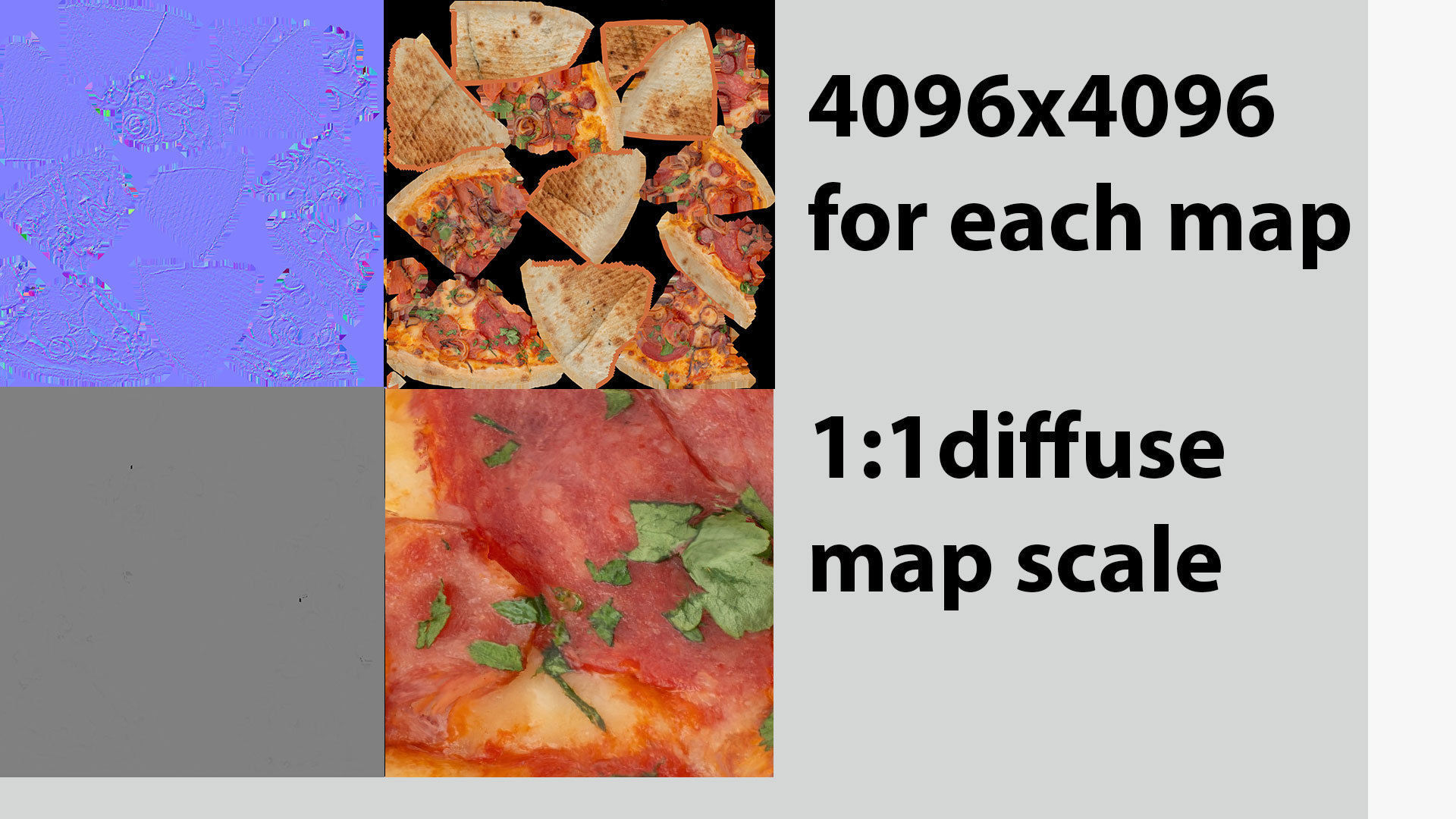 Pizza with onions salamy and sausage 3D model_7