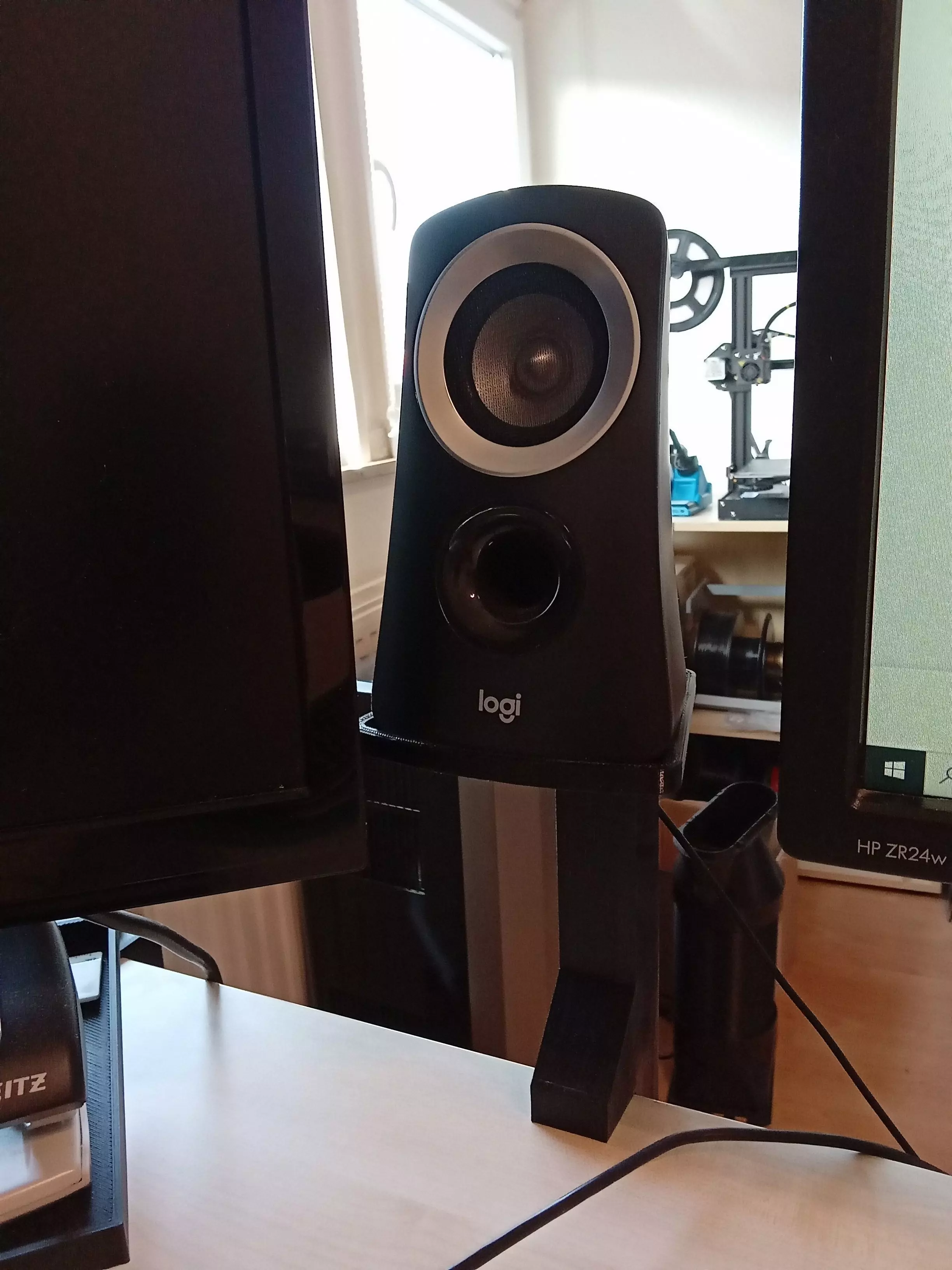 Logitech Z313 speaker holder 3D print model_0