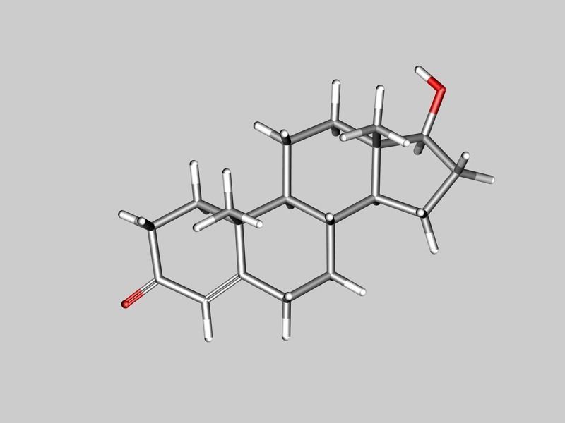 Collection of testosterone and related molecules 3D model_11
