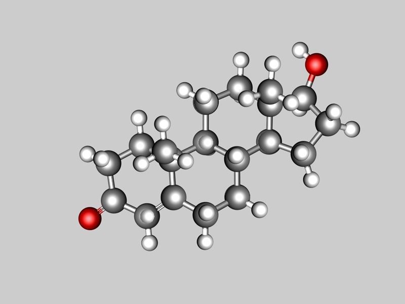 Collection of testosterone and related molecules 3D model_13