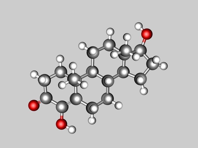 Collection of testosterone and related molecules 3D model_7
