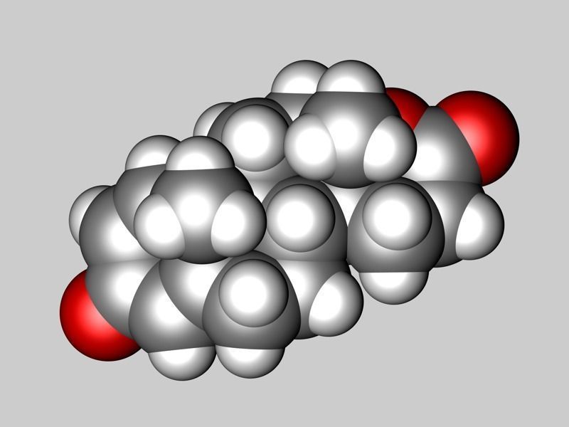 Collection of testosterone and related molecules 3D model_17