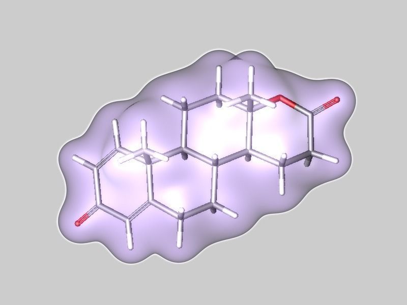 Collection of testosterone and related molecules 3D model_19