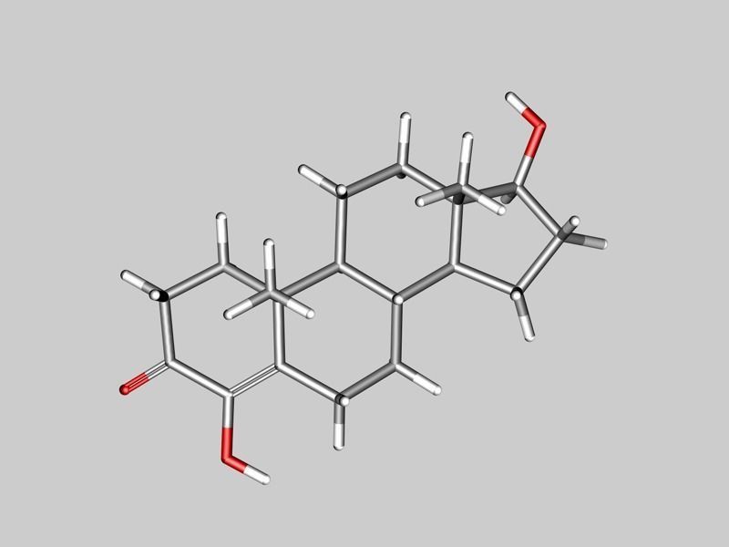 Collection of testosterone and related molecules 3D model_10