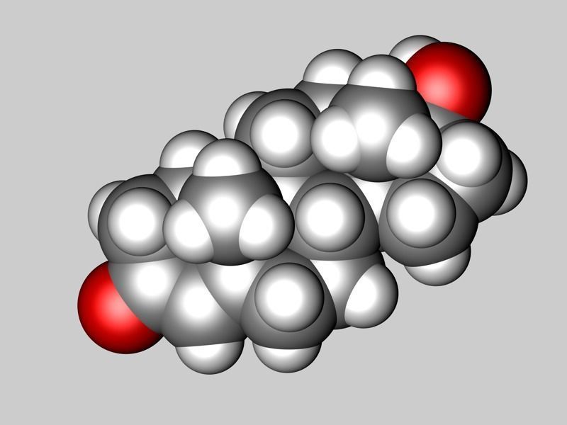 Collection of testosterone and related molecules 3D model_14