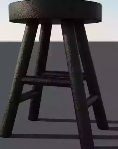 Stool medieval decor