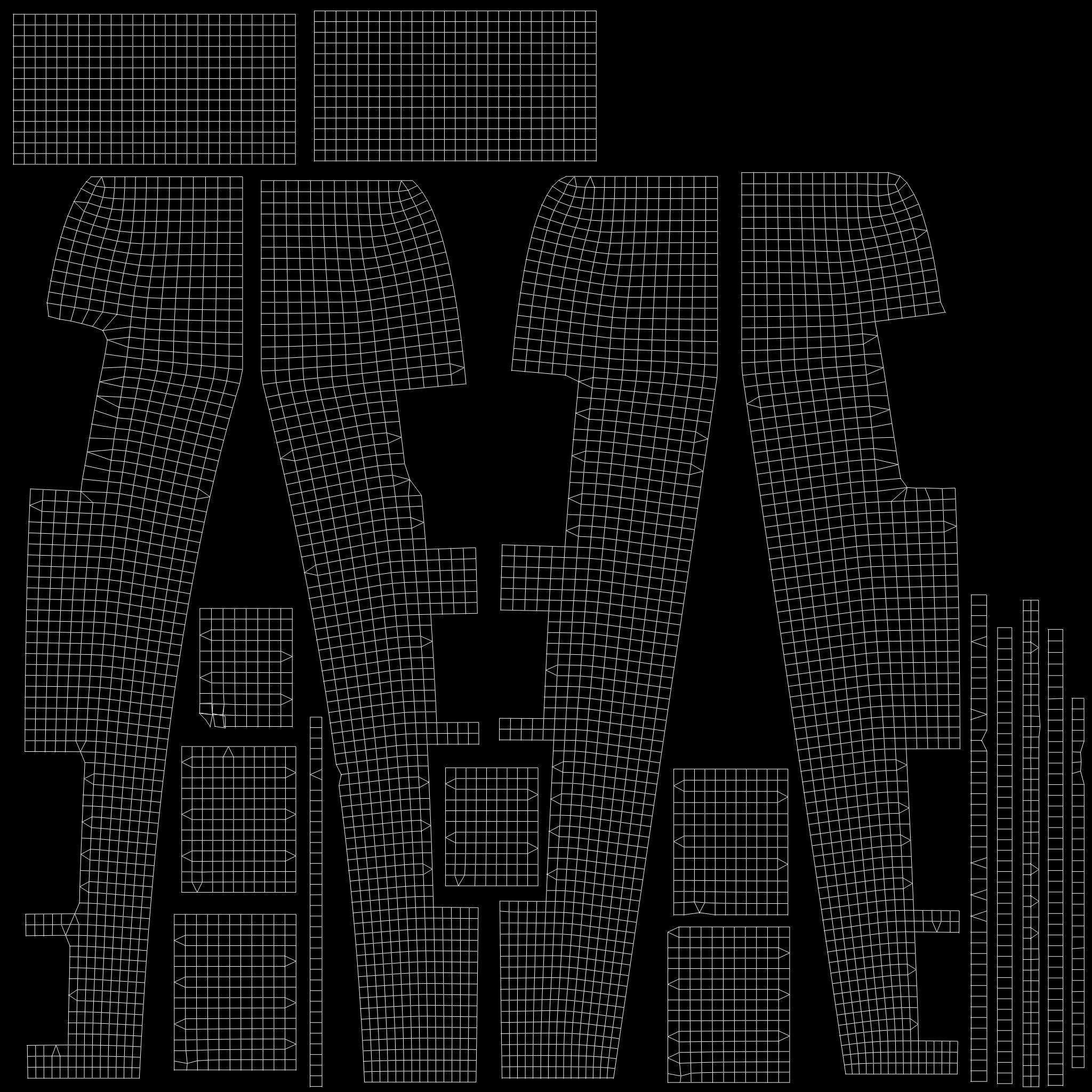 Future Pocket Pants Low-poly 3D model_13