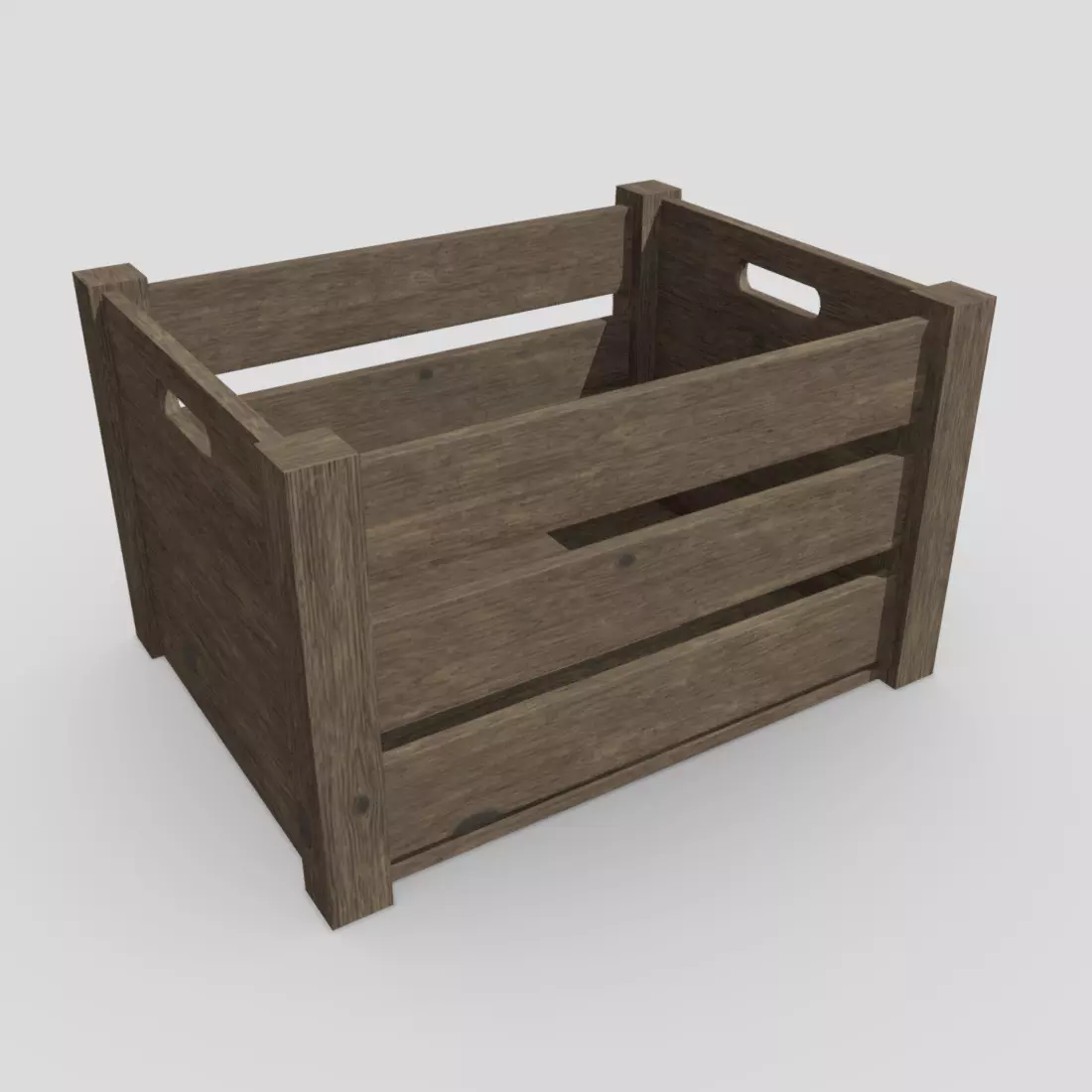 CC0 - Crate 6 Free low-poly 3D model_0