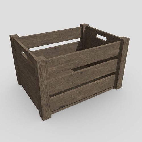 CC0 - Crate 6 Free low-poly 3D model