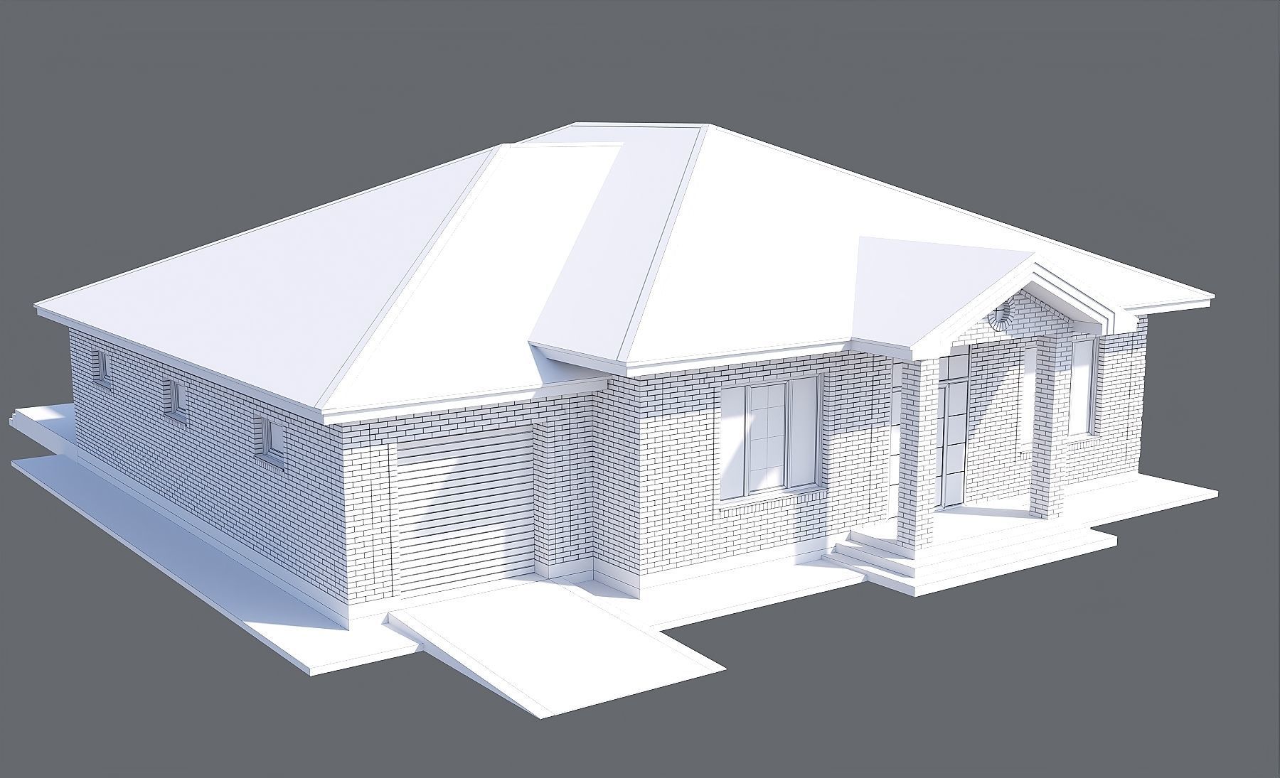 Bavarian House 3D model_4