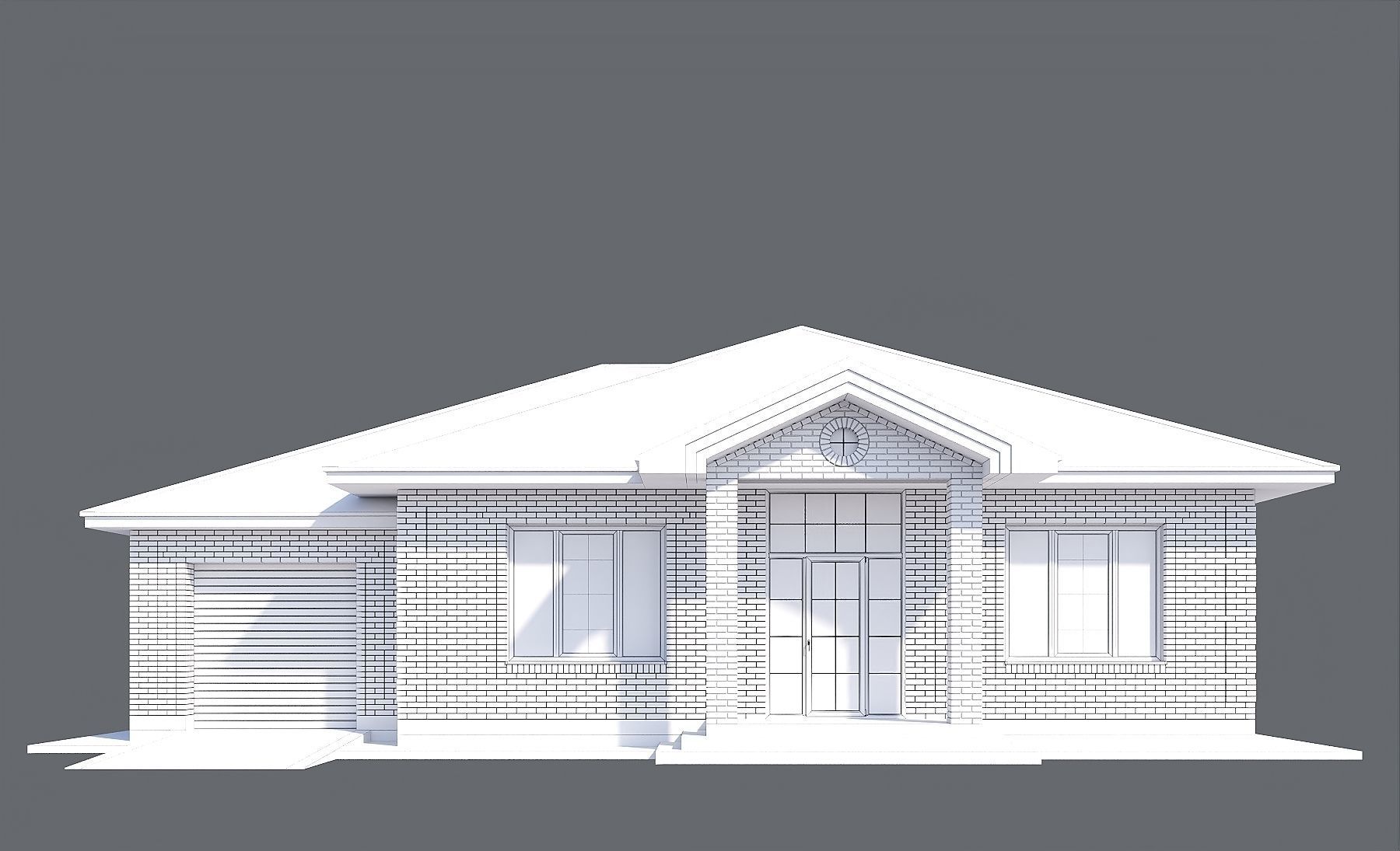 Bavarian House 3D model_3