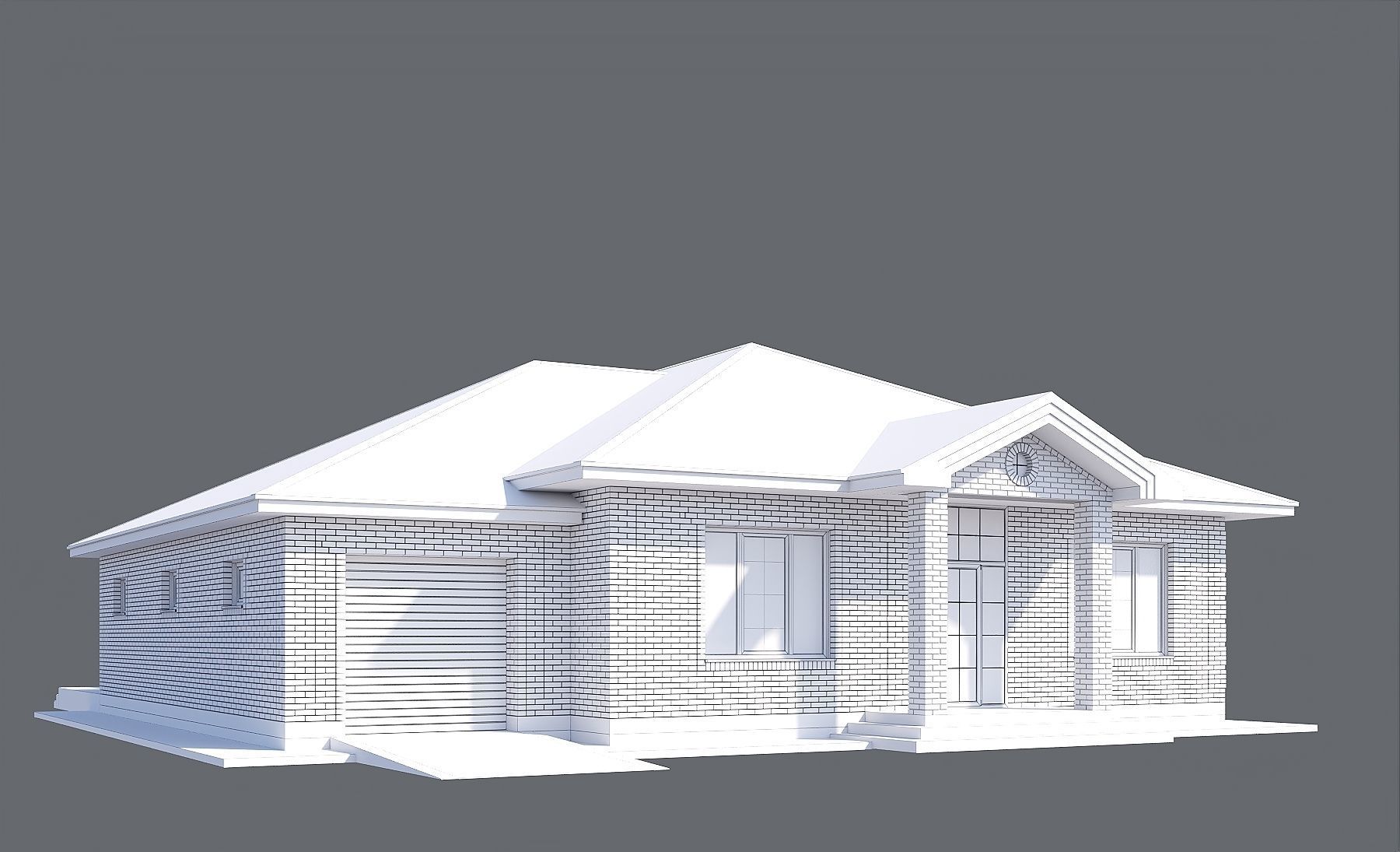 Bavarian House 3D model_5